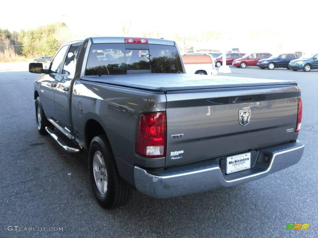 2009 Ram 1500 SLT Quad Cab - Mineral Gray Metallic / Dark Slate/Medium Graystone photo #2