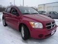 2009 Inferno Red Crystal Pearl Dodge Caliber SXT  photo #7