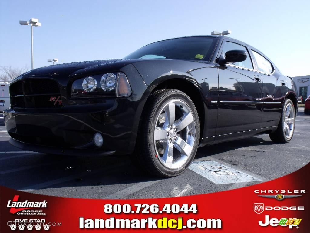 2010 Charger R/T - Brilliant Black Crystal Pearl / Dark Slate Gray photo #1