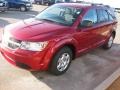 2010 Inferno Red Crystal Pearl Coat Dodge Journey SE  photo #1