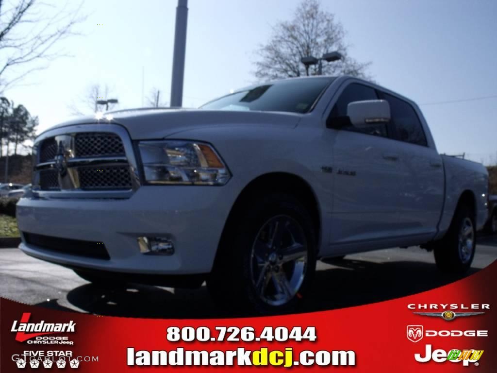 2010 Ram 1500 SLT Crew Cab - Stone White / Dark Slate Gray photo #1