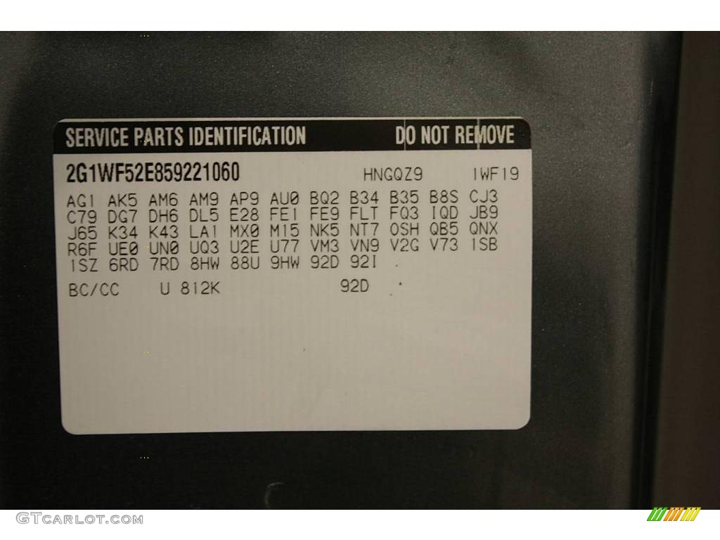 2005 Impala  - Medium Gray Metallic / Medium Gray photo #19