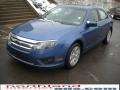 2010 Sport Blue Metallic Ford Fusion SE  photo #2