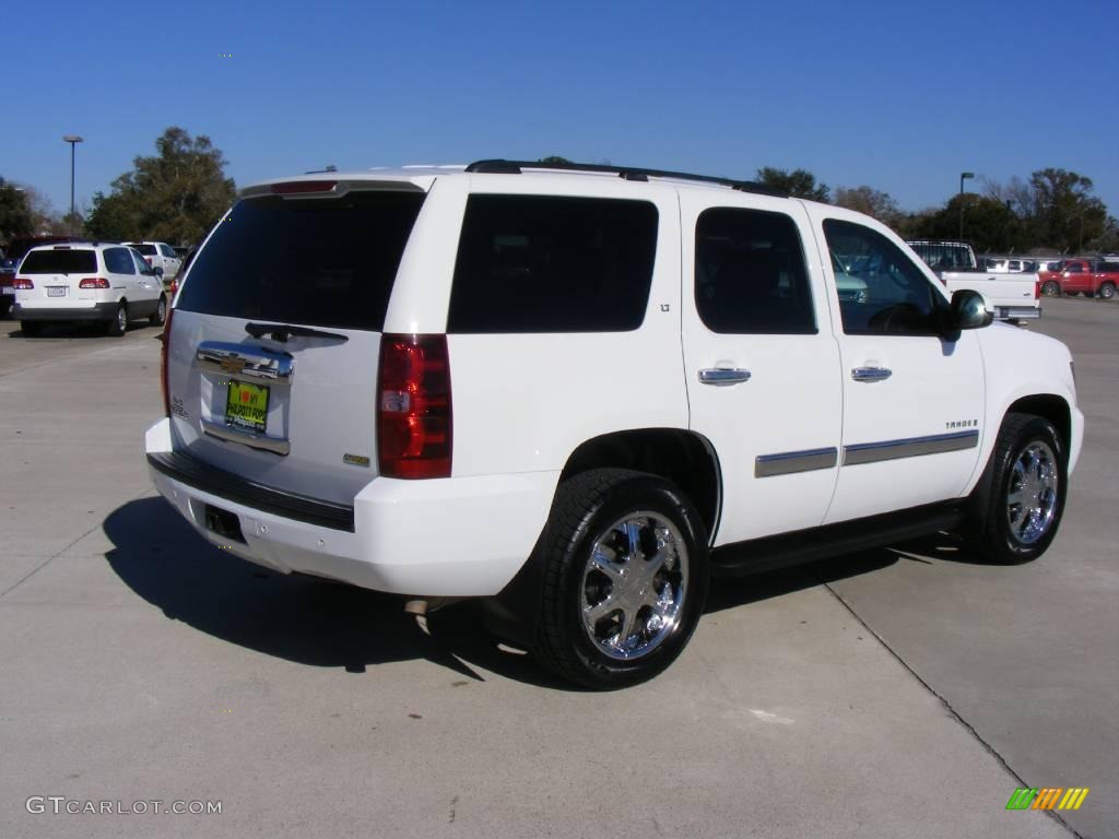 2007 Tahoe LT - Summit White / Ebony photo #3