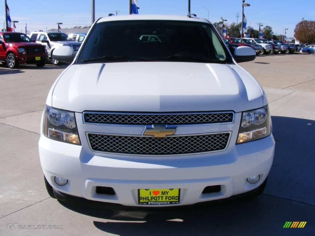 2007 Tahoe LT - Summit White / Ebony photo #8