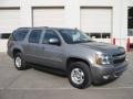 2009 Greystone Metallic Chevrolet Suburban LT 4x4  photo #1