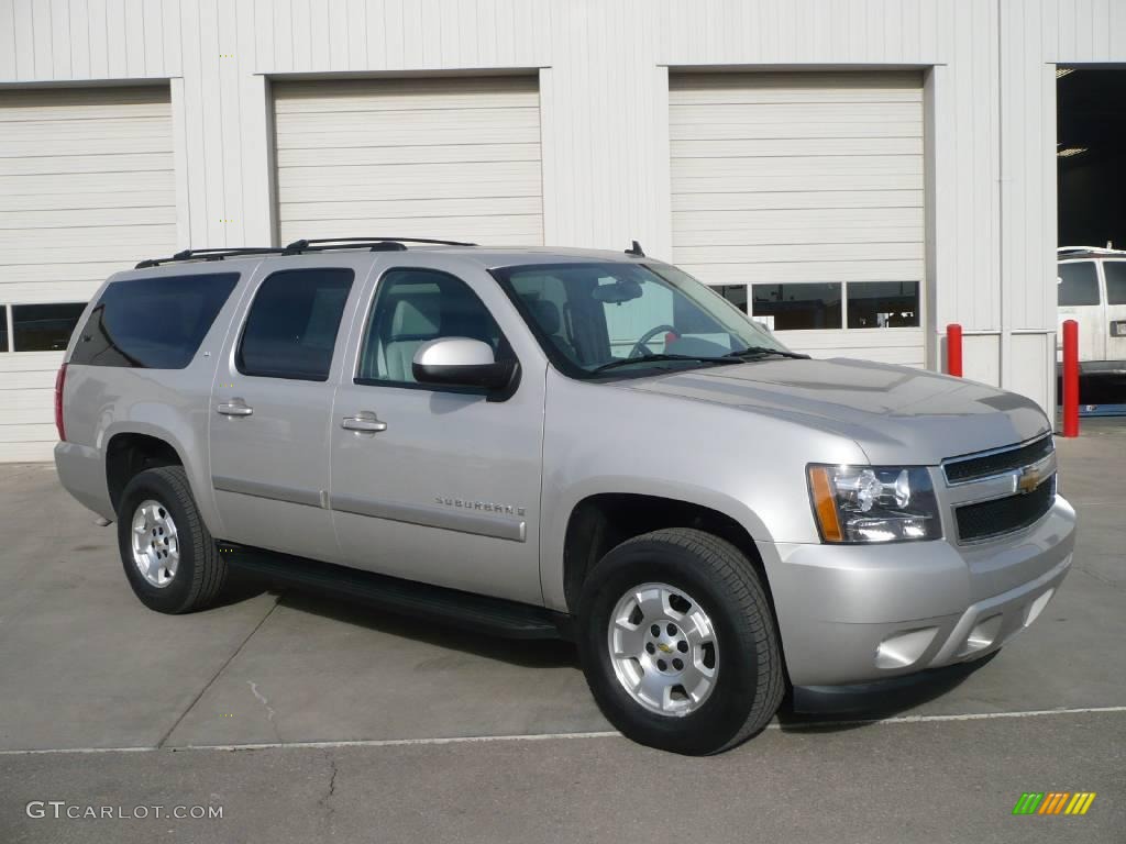 2009 Suburban LT 4x4 - Silver Birch Metallic / Light Titanium/Dark Titanium photo #1