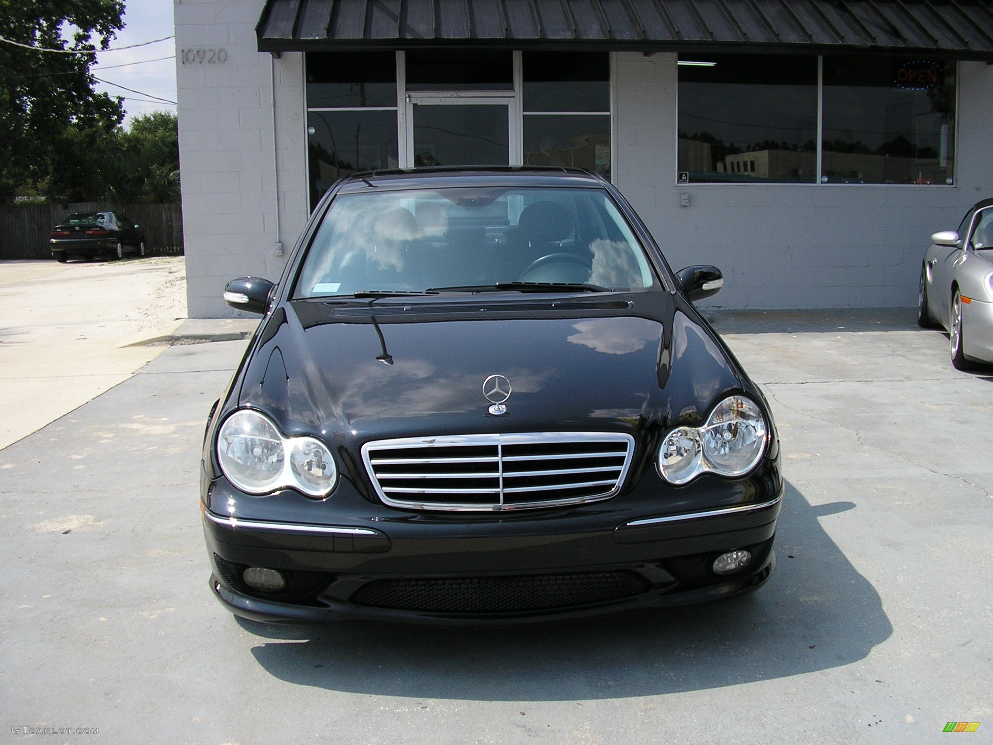 2005 C 230 Kompressor Sedan - Black / Black photo #2