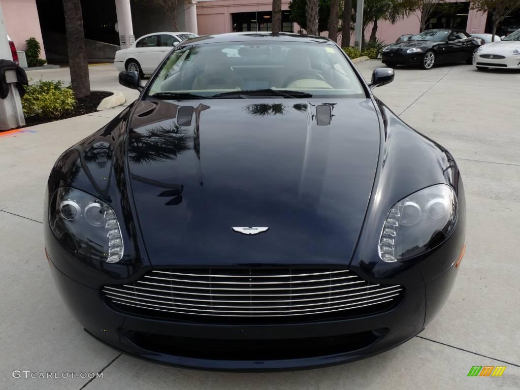 2007 V8 Vantage Coupe - Midnight Blue / Sandstorm photo #2