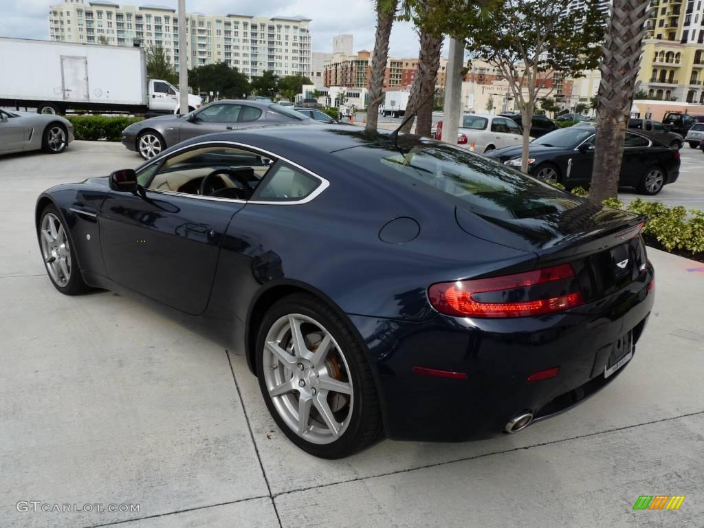 2007 V8 Vantage Coupe - Midnight Blue / Sandstorm photo #4