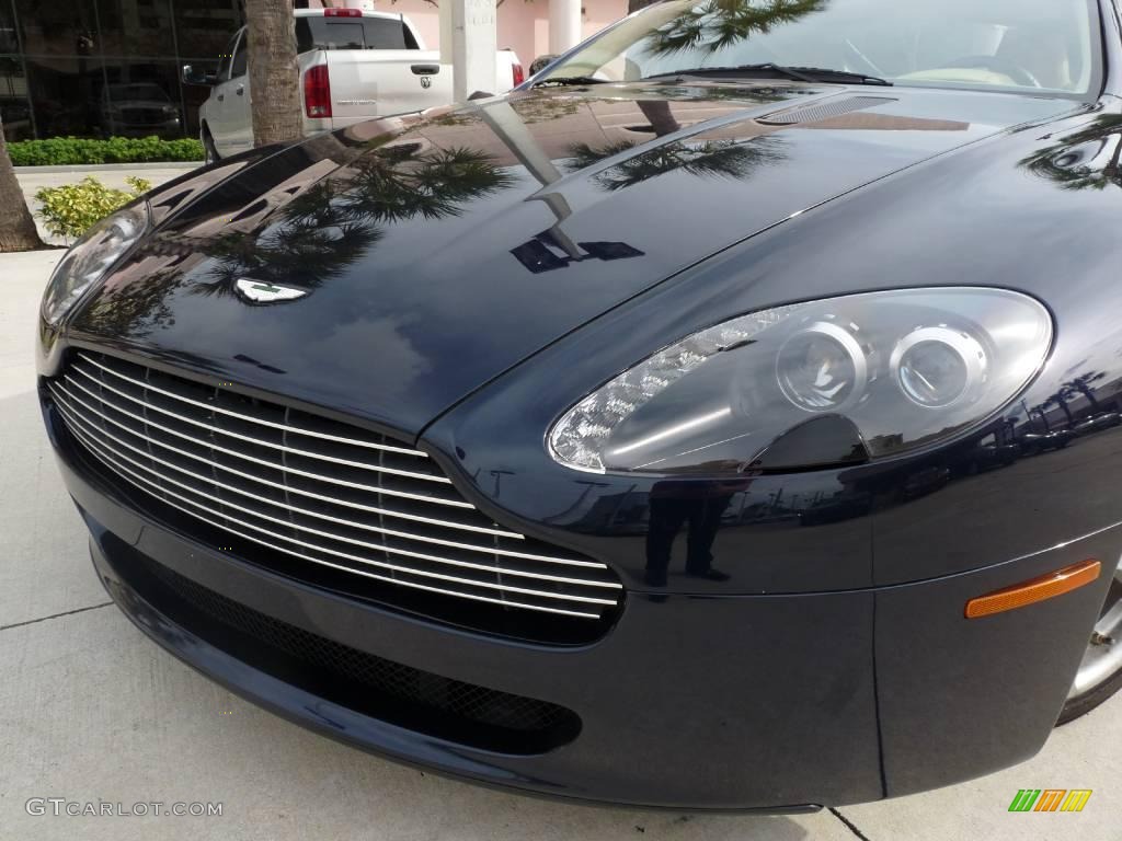 2007 V8 Vantage Coupe - Midnight Blue / Sandstorm photo #9