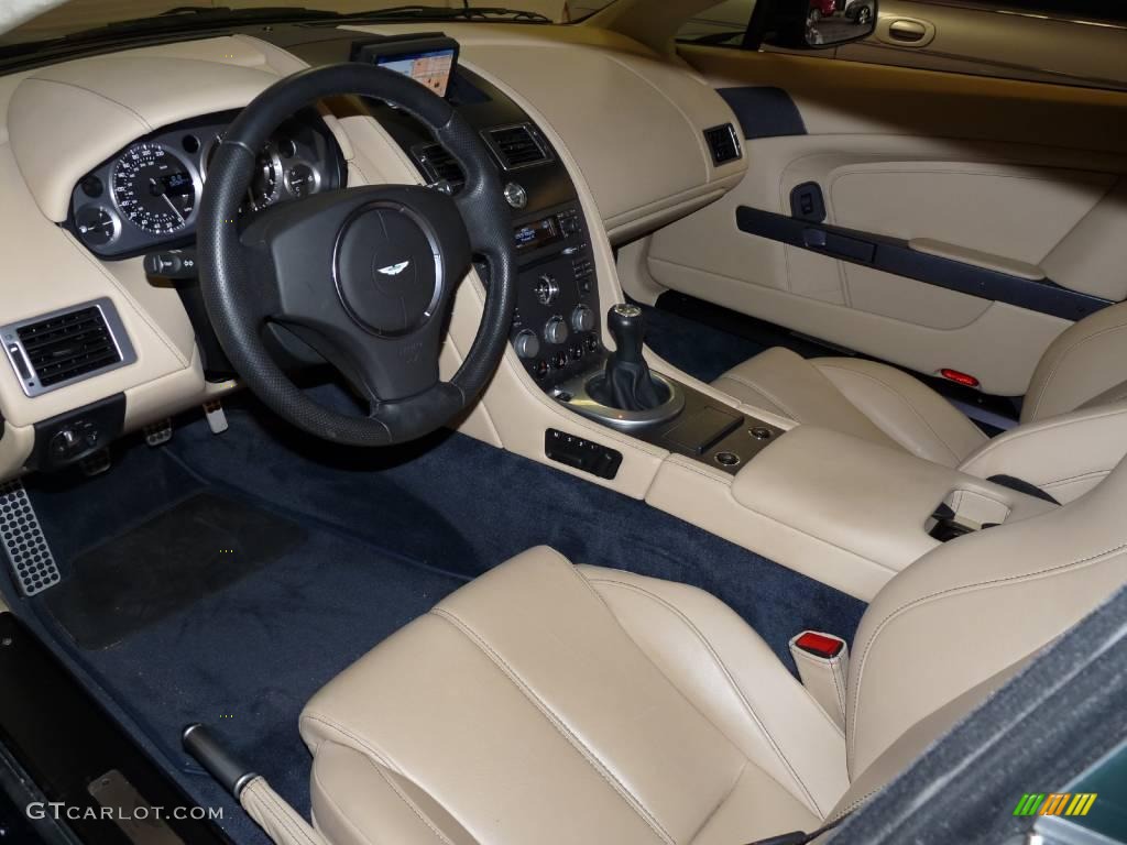 2007 V8 Vantage Coupe - Midnight Blue / Sandstorm photo #12