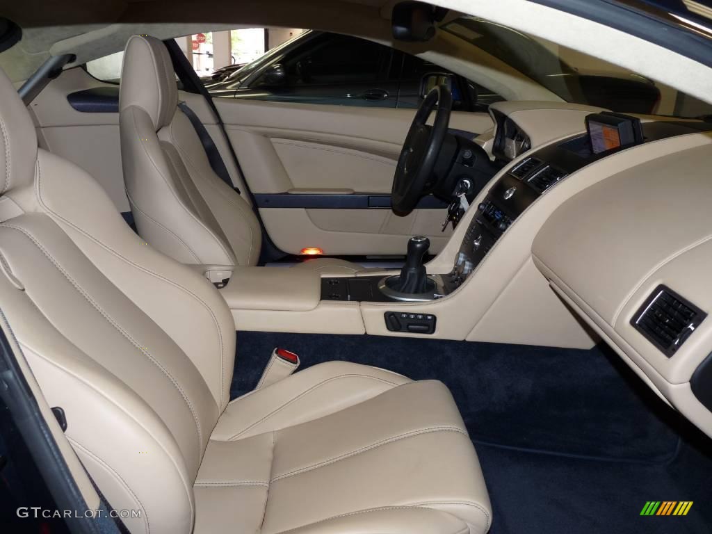 2007 V8 Vantage Coupe - Midnight Blue / Sandstorm photo #18