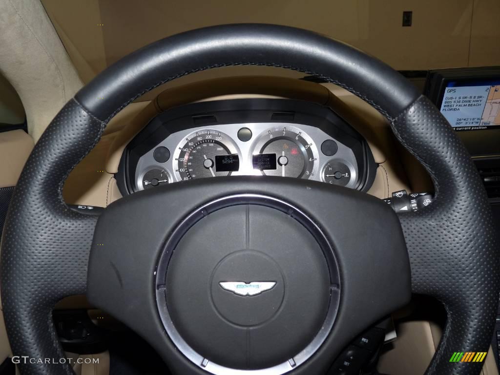 2007 V8 Vantage Coupe - Midnight Blue / Sandstorm photo #26