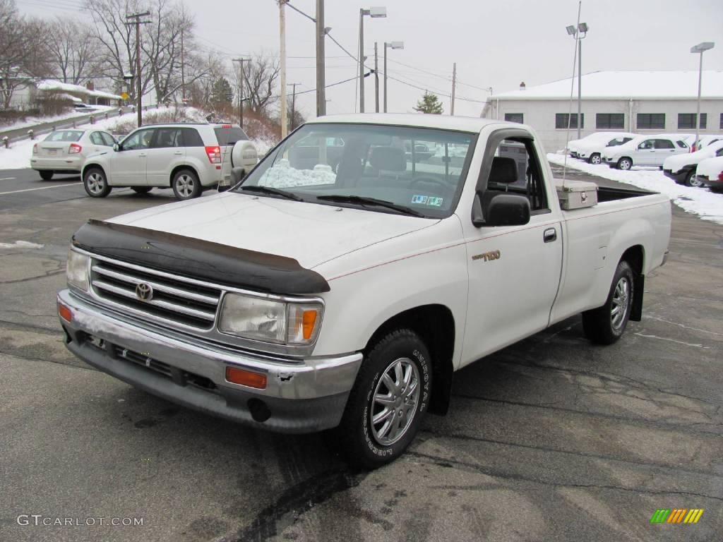 1996 T100 Truck Regular Cab - White / Gray photo #7