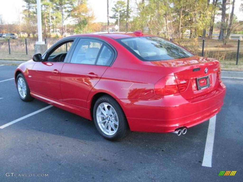 2010 3 Series 328i Sedan - Crimson Red / Oyster/Black Dakota Leather photo #2