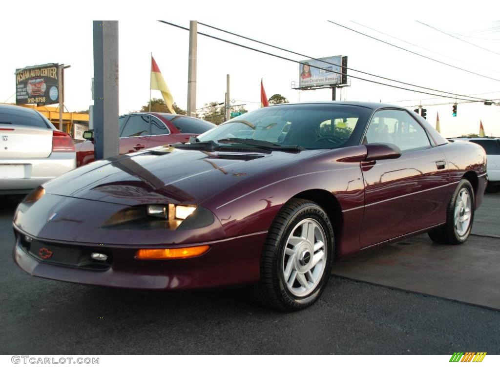 1996 Camaro Coupe - Dark Purple Metallic / Gray photo #2
