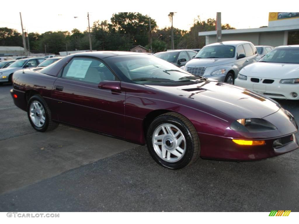 1996 Camaro Coupe - Dark Purple Metallic / Gray photo #6