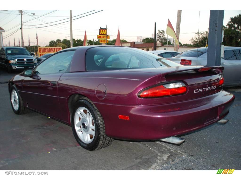 1996 Camaro Coupe - Dark Purple Metallic / Gray photo #10