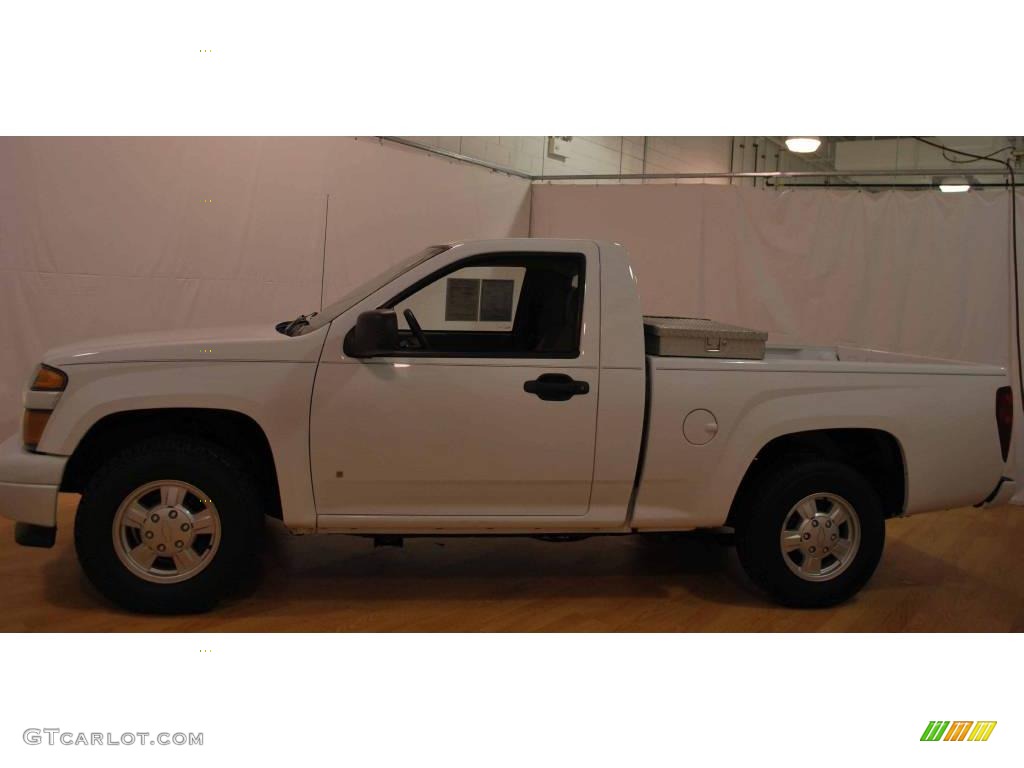 2006 Colorado LS Regular Cab - Summit White / Medium Pewter photo #2