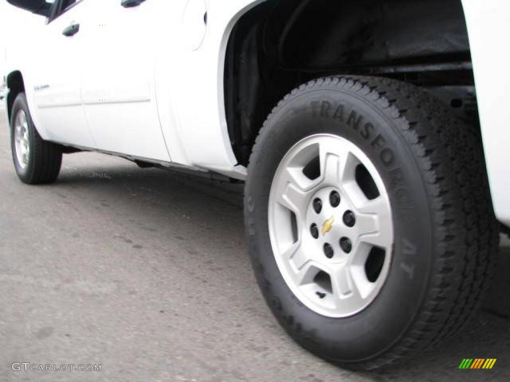 2008 Silverado 1500 LT Crew Cab 4x4 - Summit White / Ebony photo #7