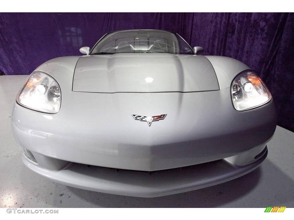 2008 Corvette Convertible - Machine Silver Metallic / Ebony photo #16