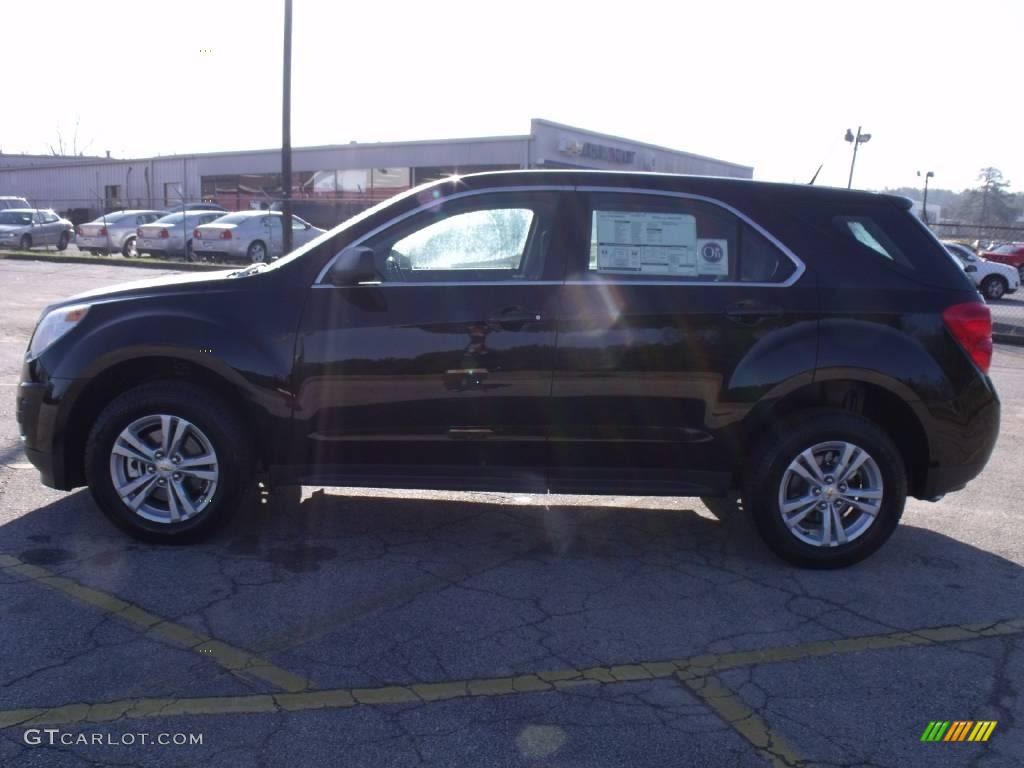 2010 Equinox LS - Black / Jet Black/Light Titanium photo #2