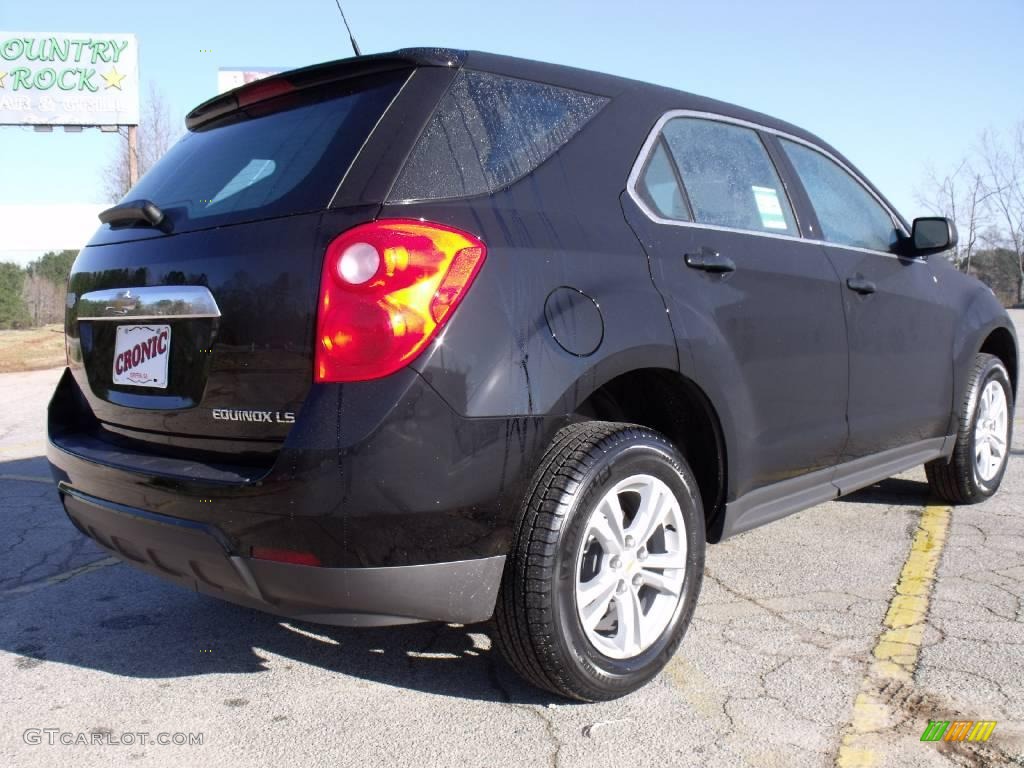 2010 Equinox LS - Black / Jet Black/Light Titanium photo #5