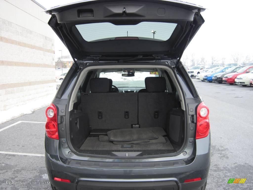 2010 Equinox LT AWD - Cyber Gray Metallic / Jet Black/Light Titanium photo #10