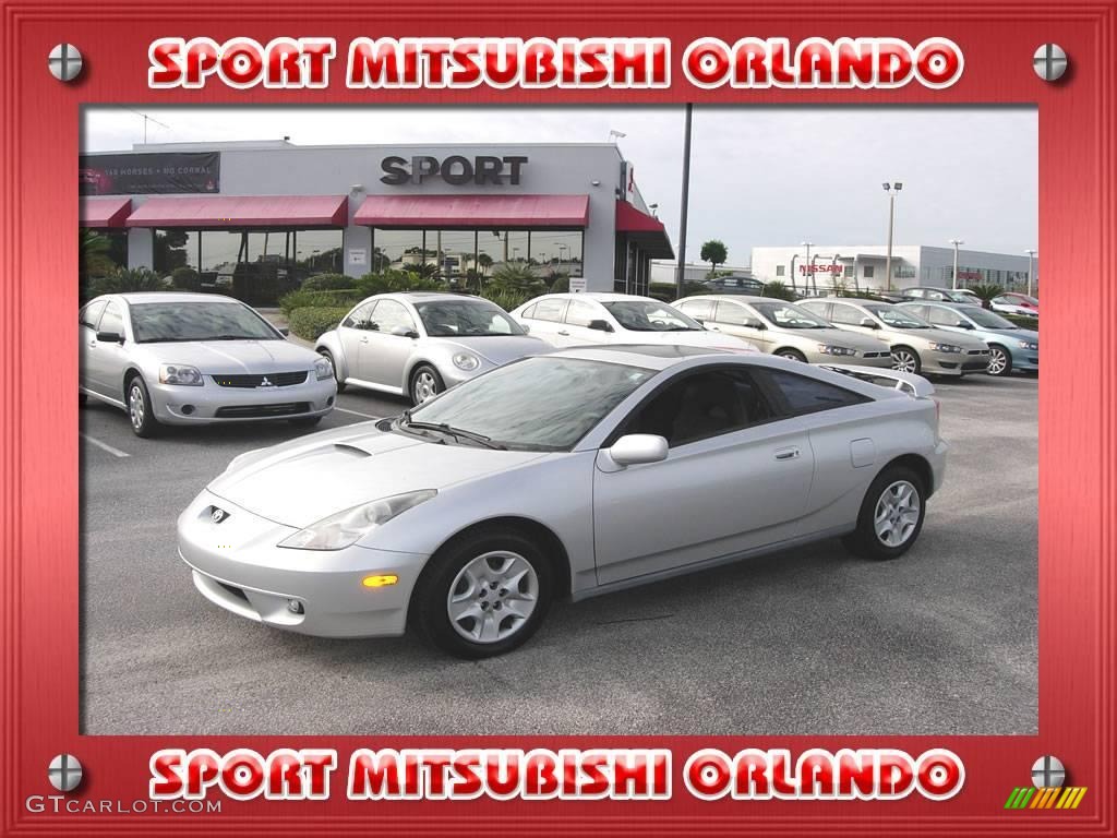 Liquid Silver Metallic Toyota Celica