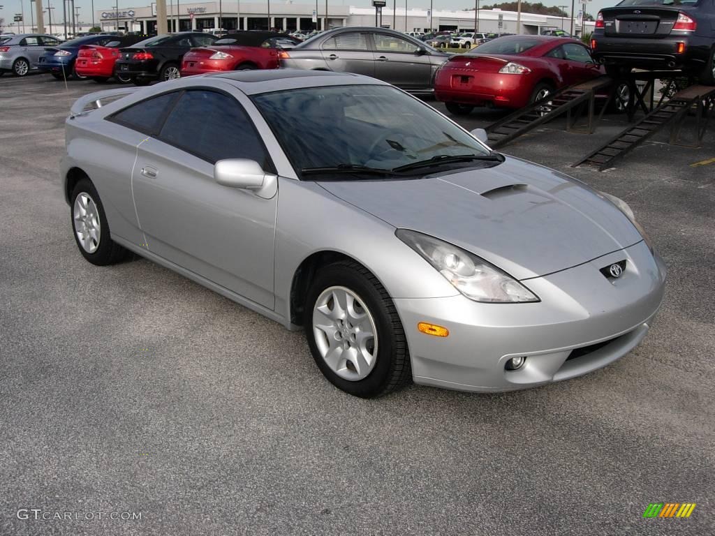 2000 Celica GT - Liquid Silver Metallic / Black/Silver photo #3