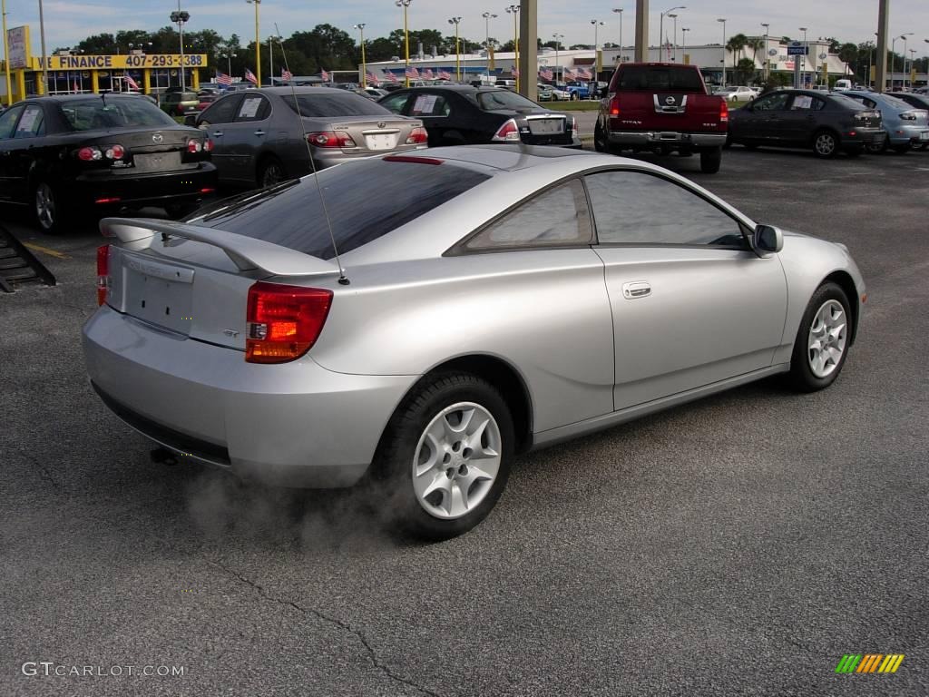 2000 Celica GT - Liquid Silver Metallic / Black/Silver photo #4
