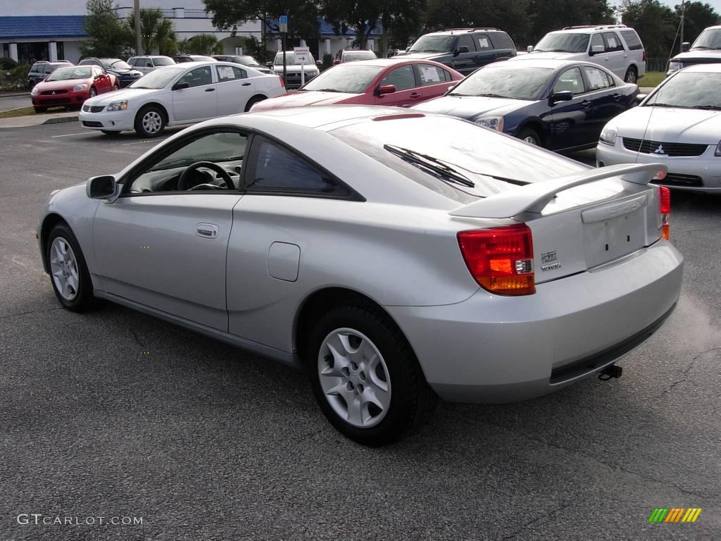 2000 Celica GT - Liquid Silver Metallic / Black/Silver photo #6