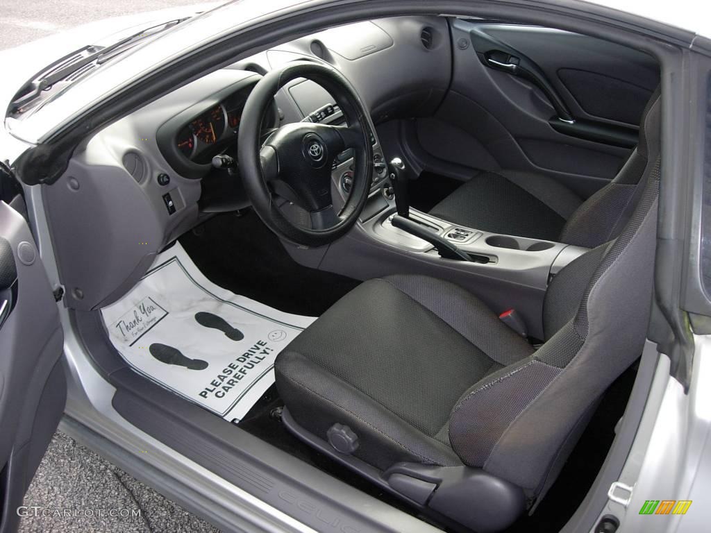 2000 Celica GT - Liquid Silver Metallic / Black/Silver photo #7
