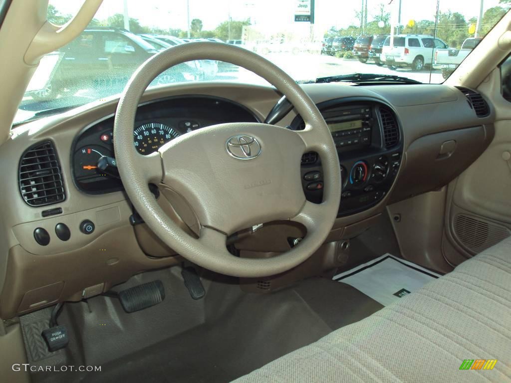 2004 Toyota Tundra Regular Cab Oak Dashboard Photo #23868149