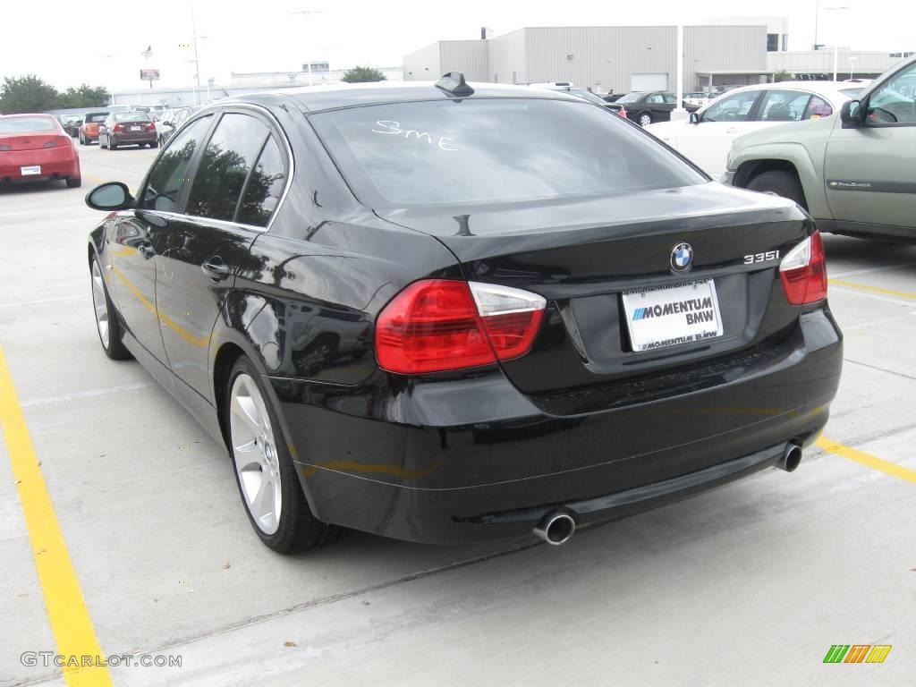 2008 3 Series 335i Sedan - Jet Black / Black photo #2