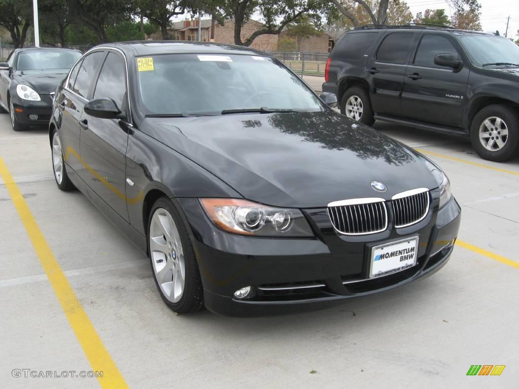 2008 3 Series 335i Sedan - Jet Black / Black photo #4