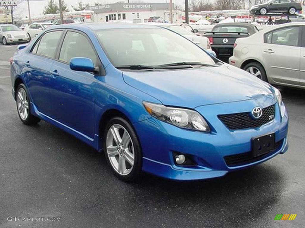 2009 Blue Streak Metallic Toyota Corolla Xrs 23856167