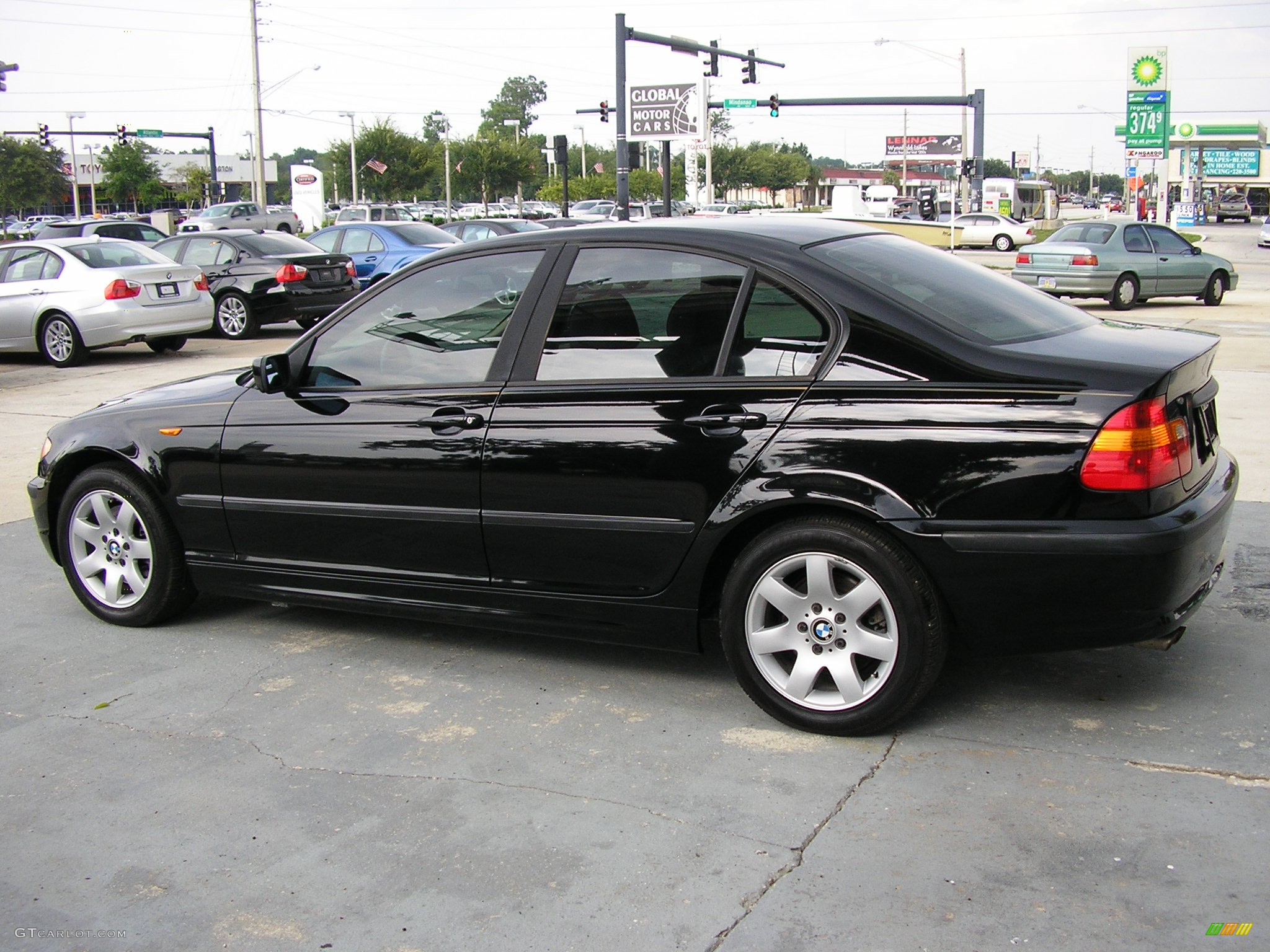2003 3 Series 325i Sedan - Jet Black / Beige photo #4