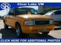 Flame Yellow 2003 GMC Sonoma SL Extended Cab
