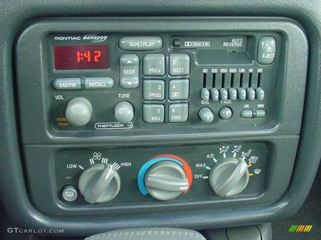1999 Pontiac Firebird Trans Am WS-6 Coupe Audio System Photos