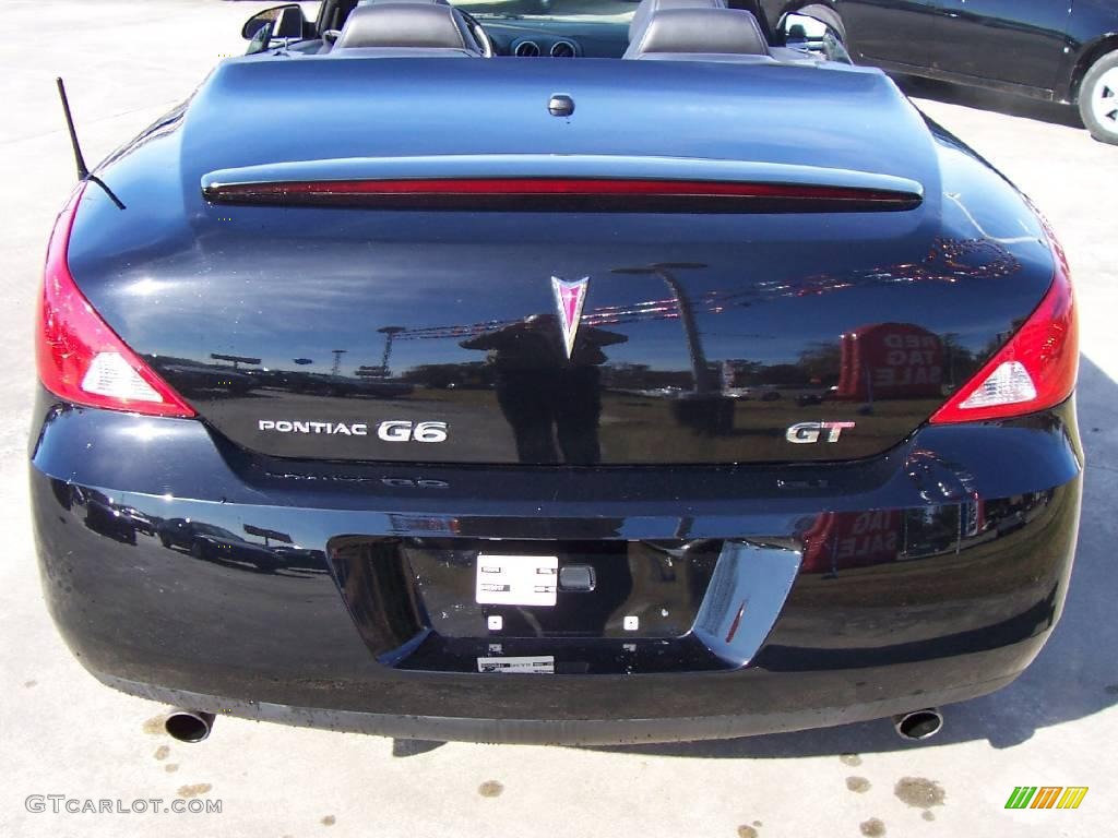 2007 G6 GT Convertible - Black / Ebony photo #4