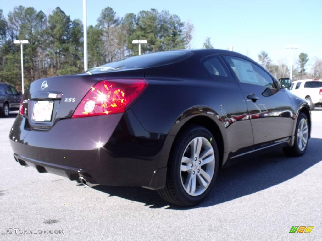 2010 Altima 2.5 S Coupe - Crimson Black / Charcoal photo #5