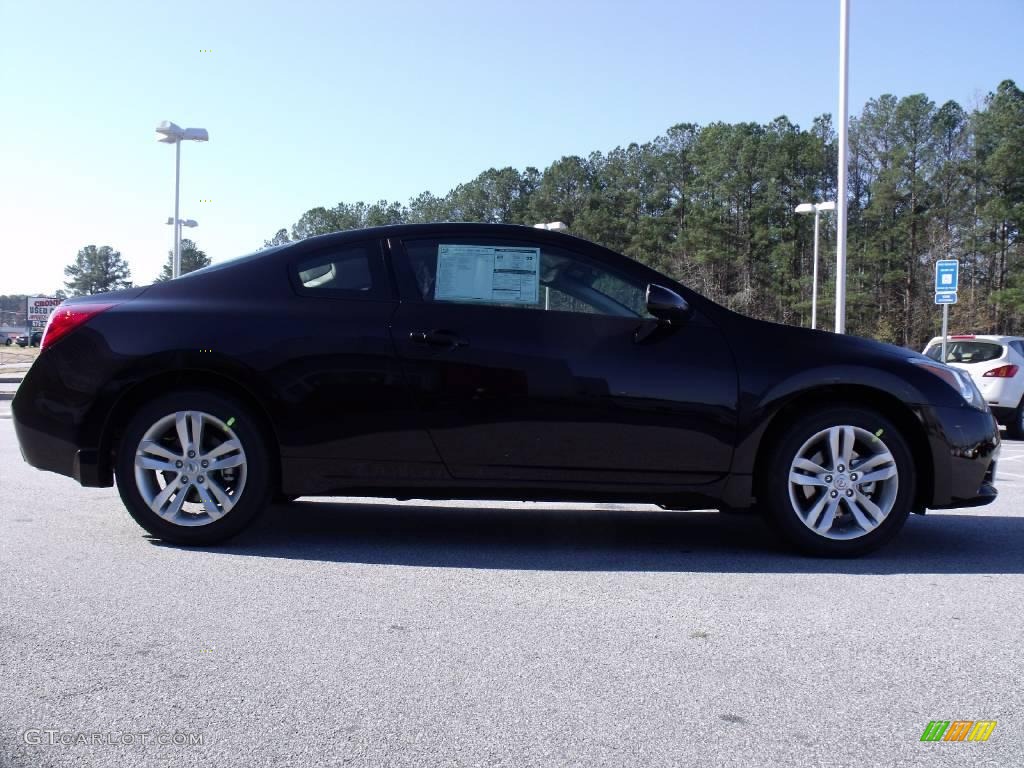 2010 Altima 2.5 S Coupe - Crimson Black / Charcoal photo #6