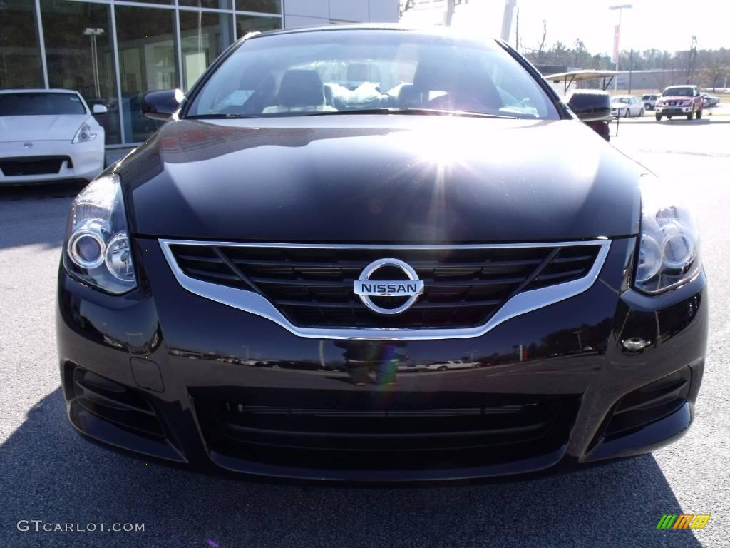 2010 Altima 2.5 S Coupe - Crimson Black / Charcoal photo #8