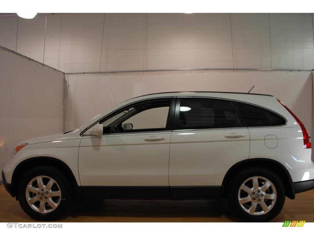 2008 CR-V EX-L - Taffeta White / Gray photo #2