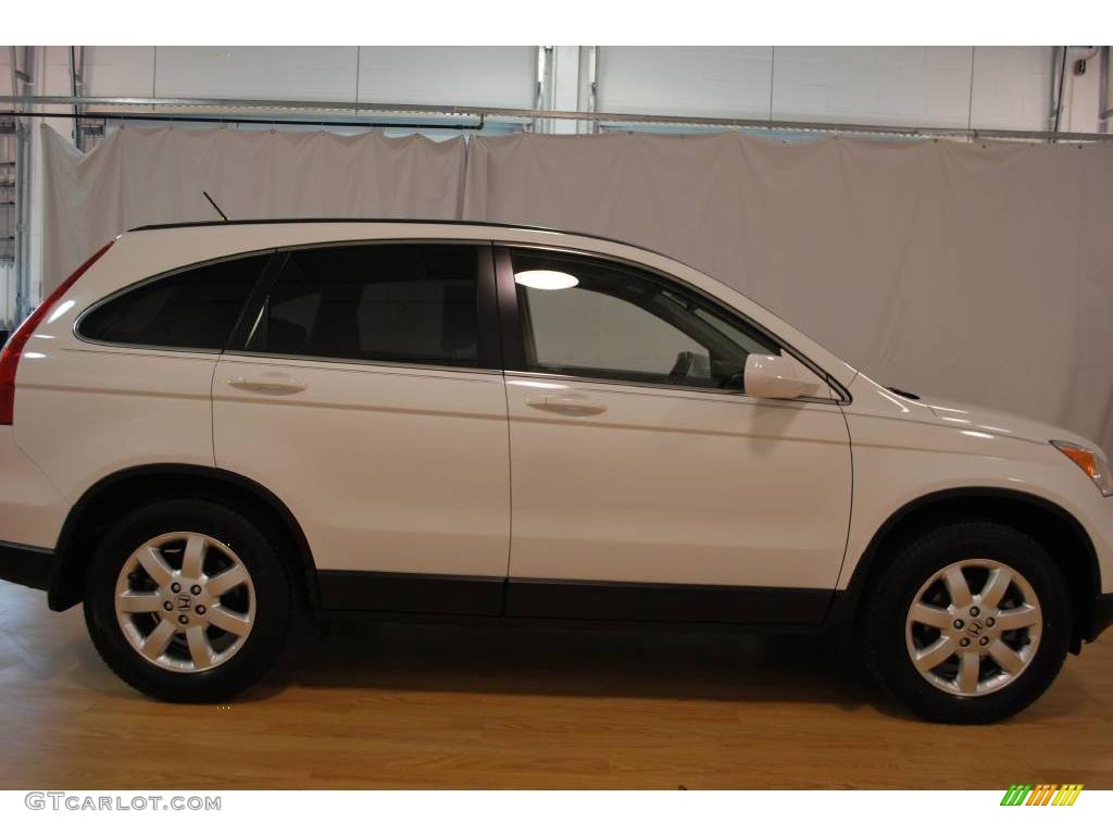 2008 CR-V EX-L - Taffeta White / Gray photo #6