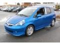 2008 Vivid Blue Pearl Honda Fit Sport  photo #7