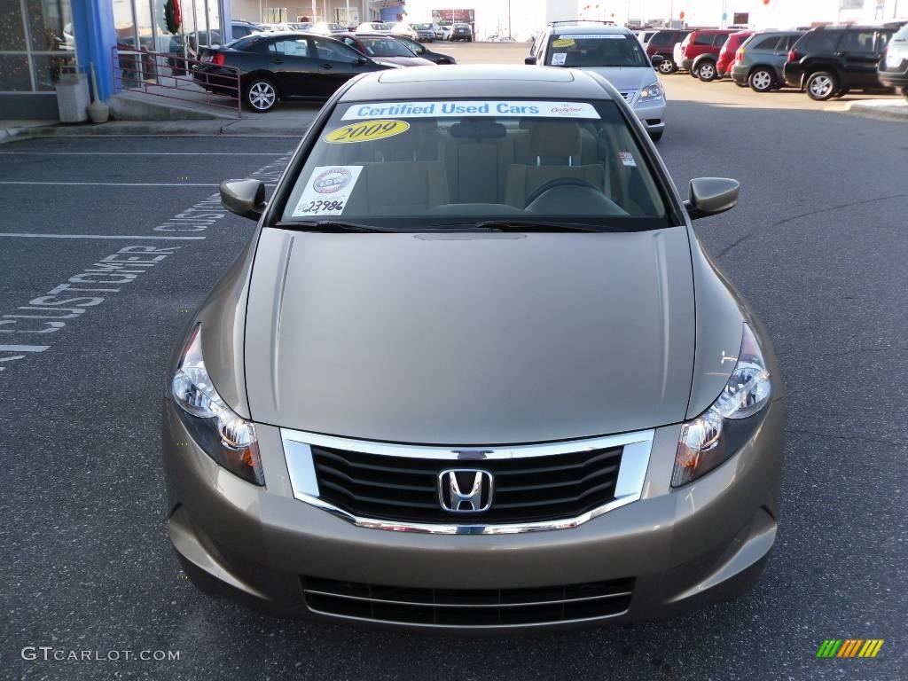 2009 Accord EX Sedan - Bold Beige Metallic / Ivory photo #6