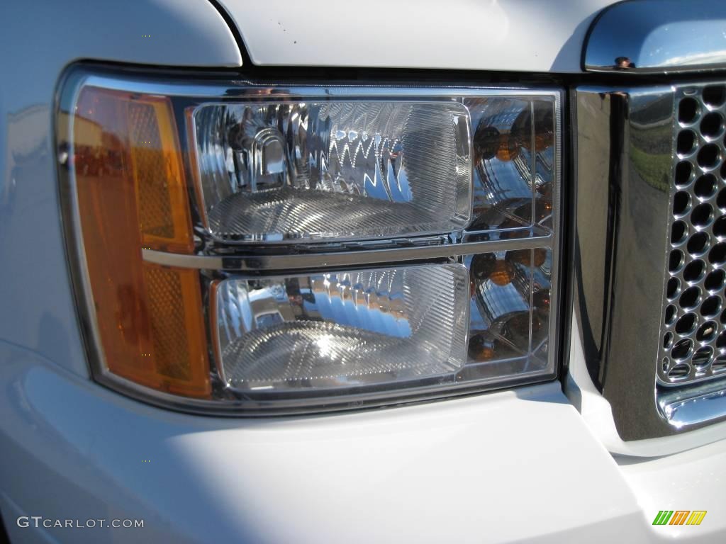 2008 Sierra 1500 Denali Crew Cab AWD - Polar White / Ebony photo #7